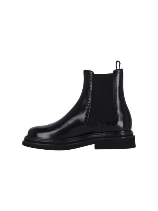 25FW 돌체앤가바나 브러쉬드 카프스킨 앵클 부츠 A60592 A120380999 Black - DOLCE & GABBANA
