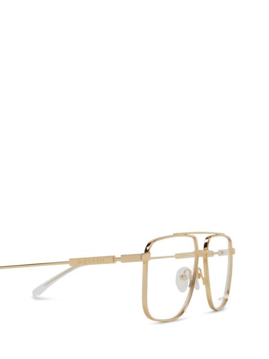 26FW 알렉산더 맥퀸 안경 AM0480O 002 GOLD - ALEXANDER MCQUEEN