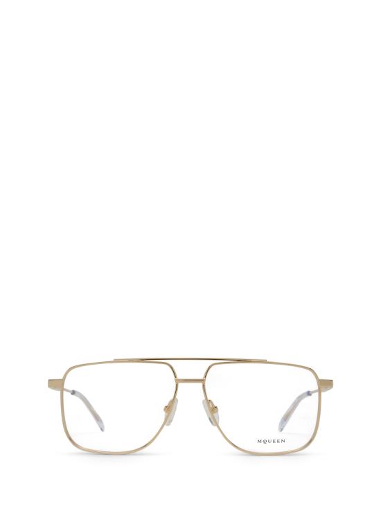 26FW 알렉산더 맥퀸 안경 AM0480O 002 GOLD