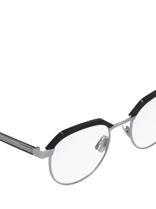 26FW 생로랑 안경 SL 124 001 BLACK SILVER - SAINT LAURENT