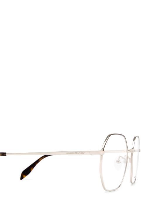 26FW 알렉산더 맥퀸 안경 AM0338O 002 SILVER - ALEXANDER MCQUEEN