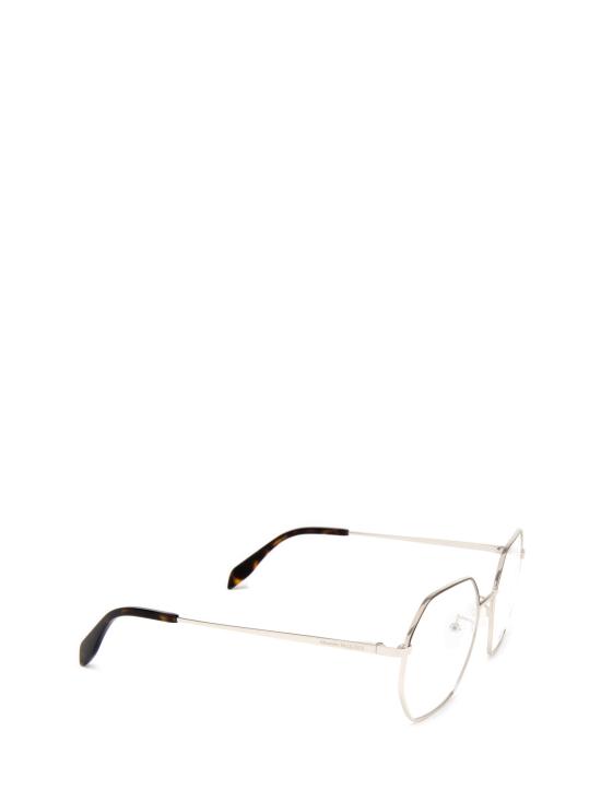 26FW 알렉산더 맥퀸 안경 AM0338O 002 SILVER - ALEXANDER MCQUEEN