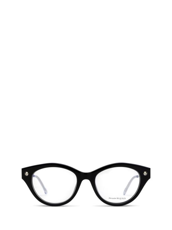 26FW 알렉산더 맥퀸 안경 AM0485O 001 BLACK
