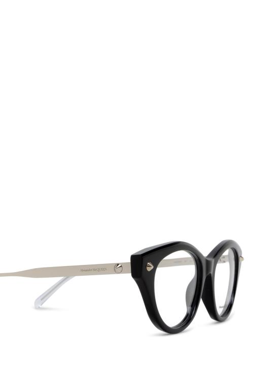 26FW 알렉산더 맥퀸 안경 AM0485O 001 BLACK - ALEXANDER MCQUEEN