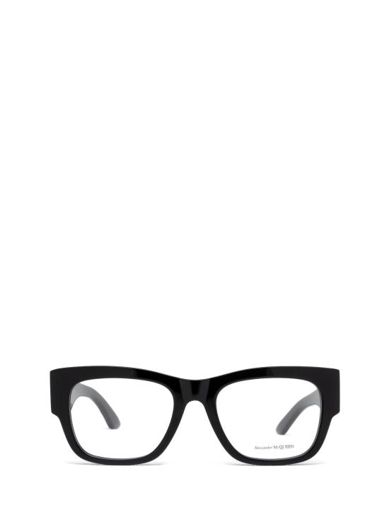 26FW 알렉산더 맥퀸 안경 AM0436O 001 BLACK