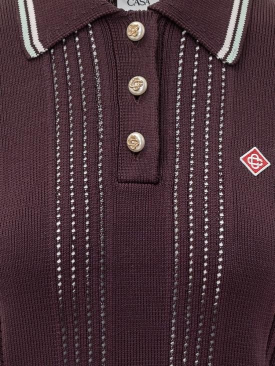 25FW 카사블랑카 블라우스 AW25KW108901 01 BROWN - CASABLANCA