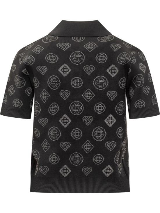 25FW 카사블랑카 셔츠 AW25KW107701 01 Black - CASABLANCA