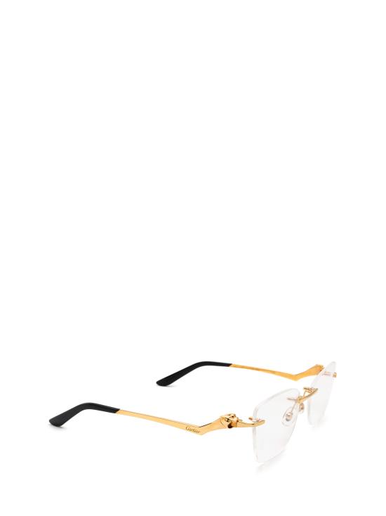 26FW 까르띠에 림리스 무테 안경 CT0120O 001 GOLD - CARTIER
