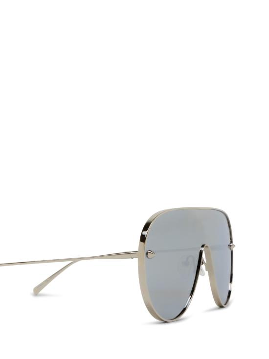 26FW 알렉산더 맥퀸 선글라스 AM0481S 004 SILVER - ALEXANDER MCQUEEN