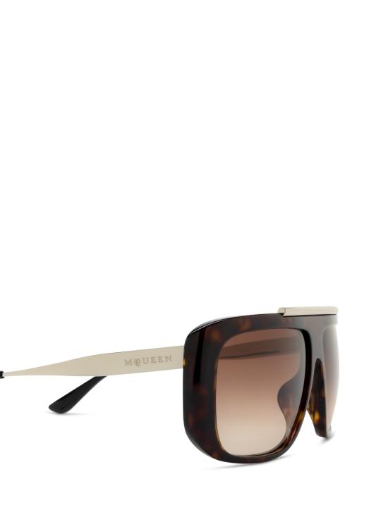 26FW 알렉산더 맥퀸 선글라스 AM0492S 003 HAVANA - ALEXANDER MCQUEEN