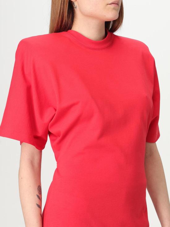 25FW 핑코 반팔 티셔츠 105217A2M2 RA1 Red - PINKO