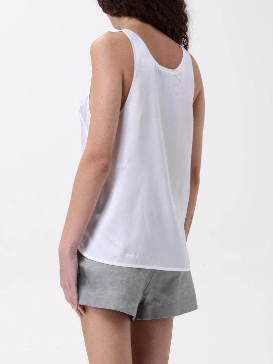 25FW 핑코 민소매 티셔츠 104670A2JR Z05 White - PINKO