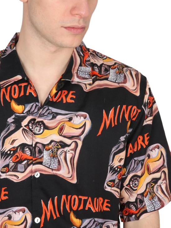  엔드리스 조이 반팔 셔츠 MINOTAUR BLACK Pink - ENDLESS JOY