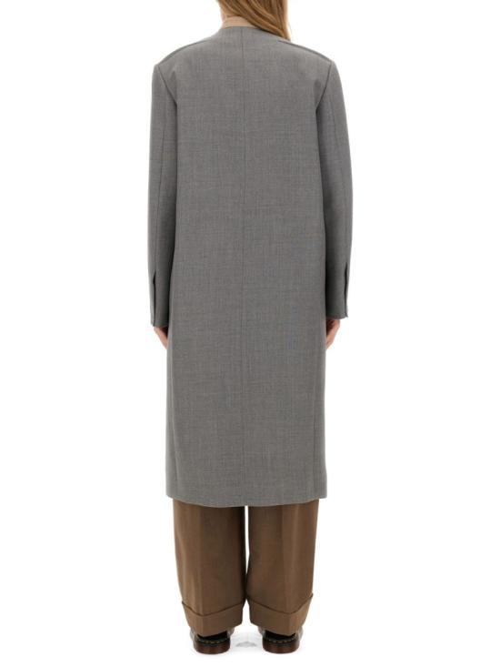  모스키노 코트 06015417 2497 Grey - MOSCHINO