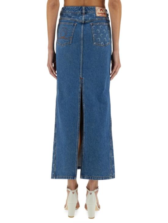 25SS 마린세르 데님 스커트 WSK074A CDEN0002BL05 Blue - MARINE SERRE