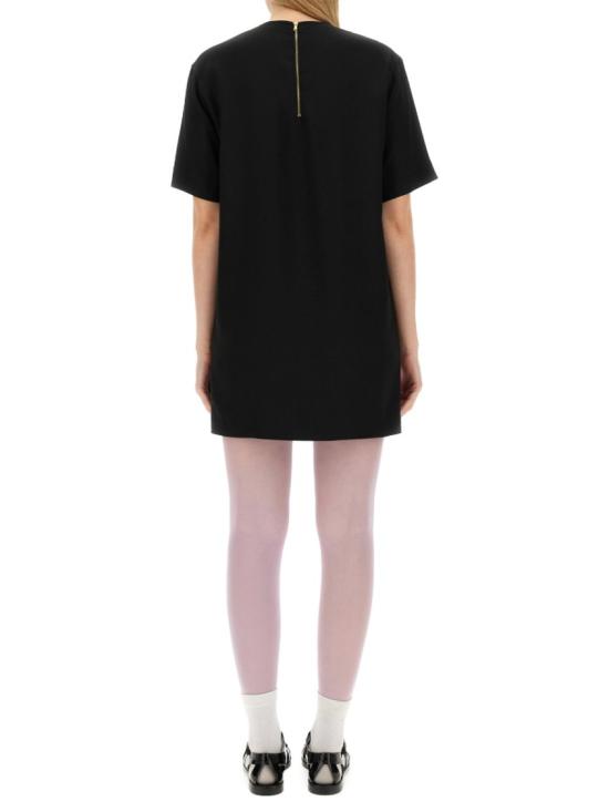  모스키노 미디 원피스 04430533 1555 Black - MOSCHINO