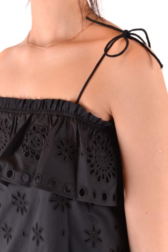  레드발렌티노 블라우스 RR0AA00KPWH0NO Black - RED VALENTINO