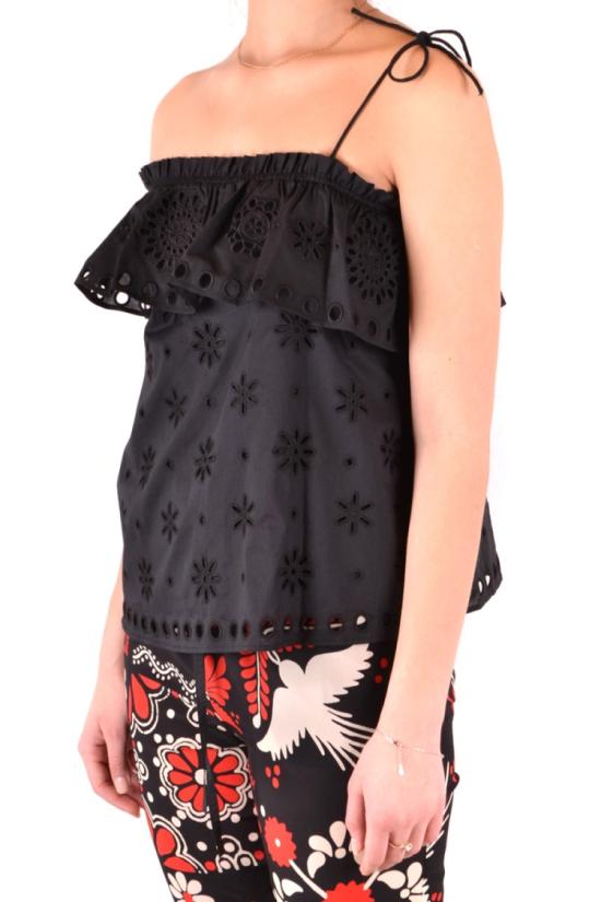  레드발렌티노 블라우스 RR0AA00KPWH0NO Black - RED VALENTINO