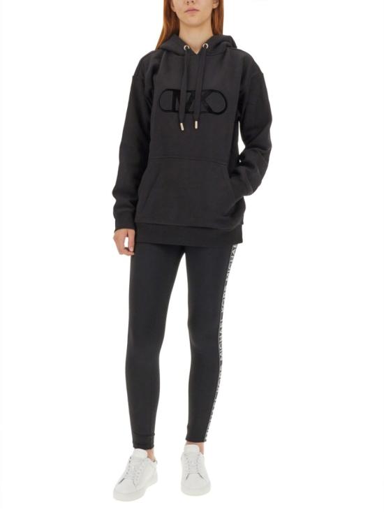  마이클 코어스 후드 티셔츠 MF351335QU 001BLACK Black - MICHAEL KORS