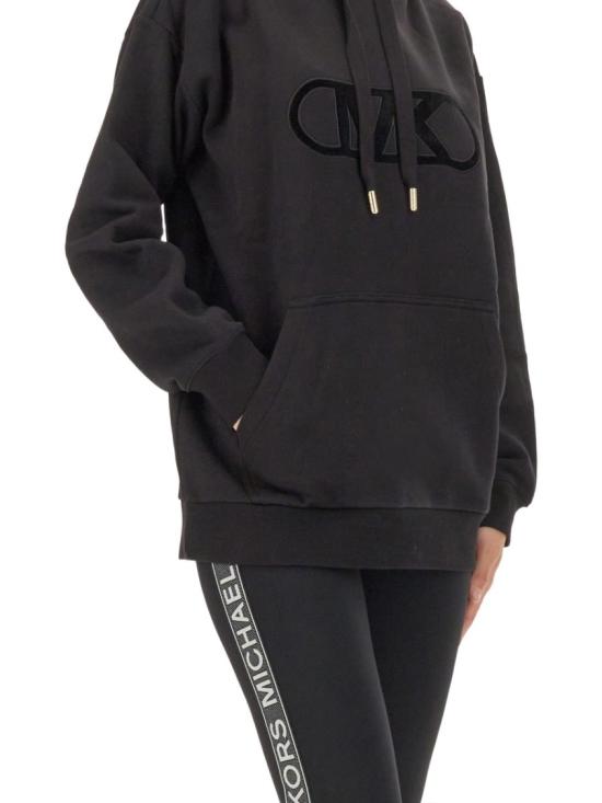  마이클 코어스 후드 티셔츠 MF351335QU 001BLACK Black - MICHAEL KORS