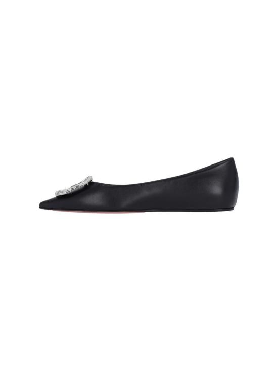  아미나 무아디 플랫 슈즈 12S357004CAMNAPPA BLACK Black - AMINA MUADDI