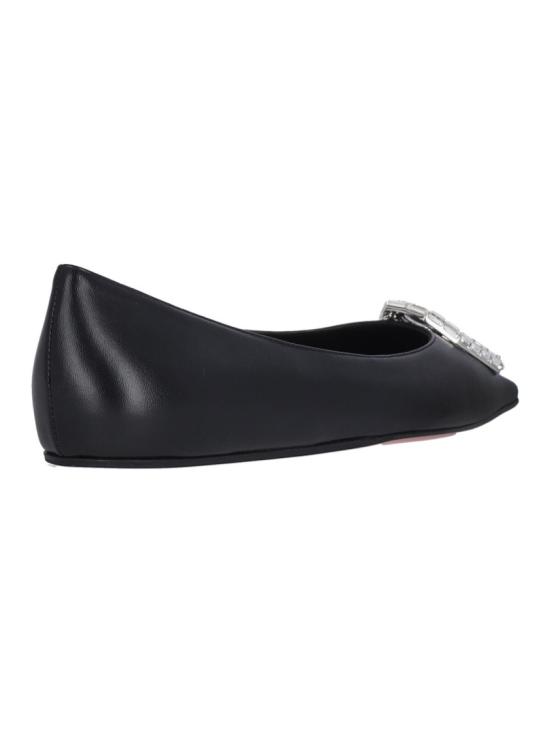 아미나 무아디 플랫 슈즈 12S357004CAMNAPPA BLACK Black - AMINA MUADDI
