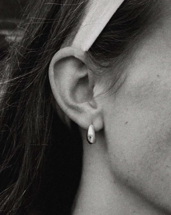  브레넌 스튜디오 이어링 아페리티프 후프 실버 - BRENNAN STUDIOS