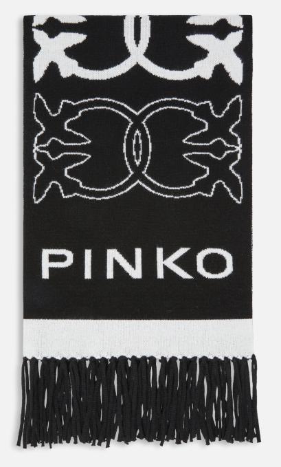 25FW 핑코 머플러/스카프 105992A2YO ZZ2 NERO BIANCO