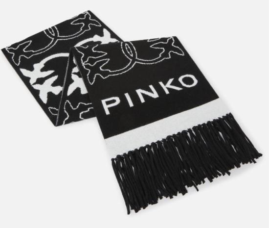 25FW 핑코 머플러/스카프 105992A2YO ZZ2 NERO BIANCO - PINKO