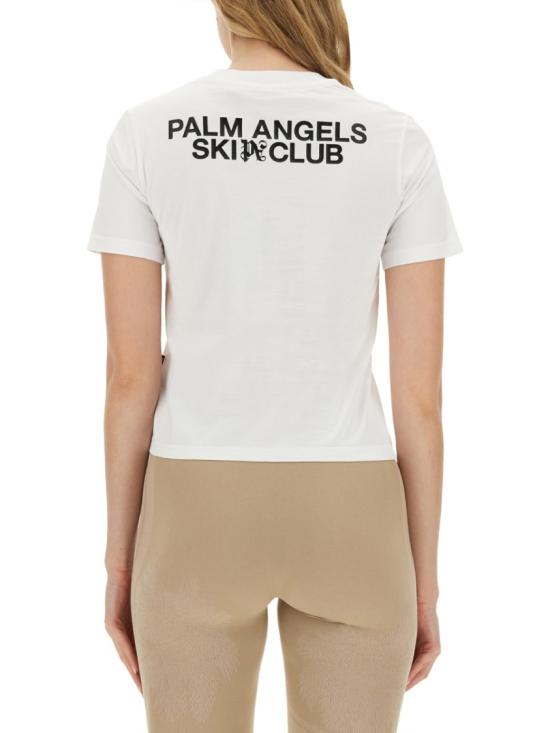  팜앤젤스 반팔 티셔츠 PWAA044 R24JER0020110 White - PALM ANGELS