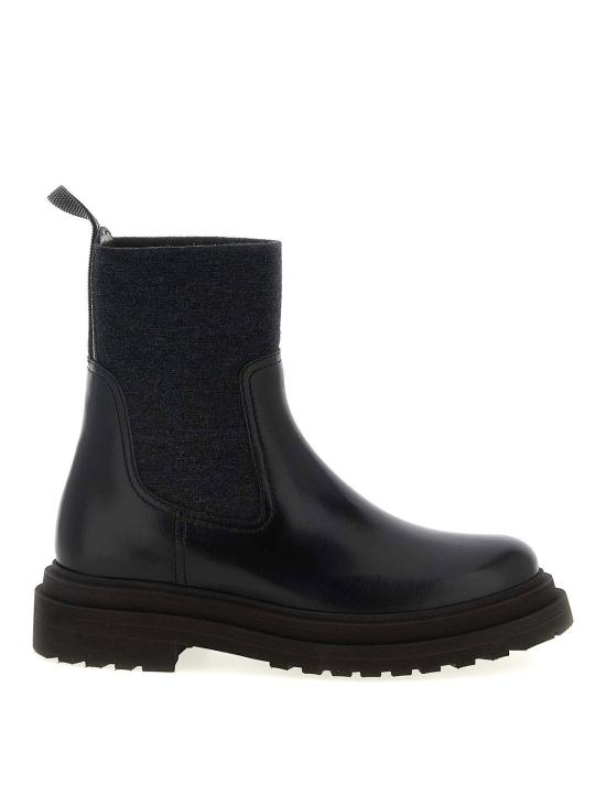  브루넬로 쿠치넬리 부츠 MZOLG3034C101 Black