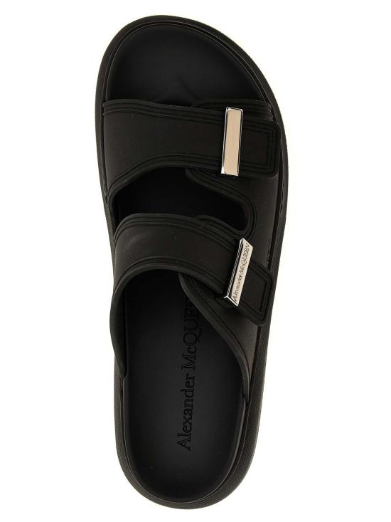 26SS 알렉산더 맥퀸 하이브리드 슬라이드 658063W4Z511081 Black - ALEXANDER MCQUEEN