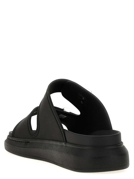 26SS 알렉산더 맥퀸 하이브리드 슬라이드 658063W4Z511081 Black - ALEXANDER MCQUEEN