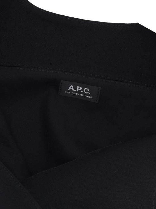 25FW 아페쎄 나논 로고 토트백 COZZSM61565LZZ Black - A.P.C.