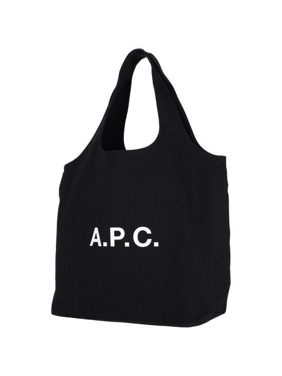 25FW 아페쎄 나논 로고 토트백 COZZSM61565LZZ Black - A.P.C.