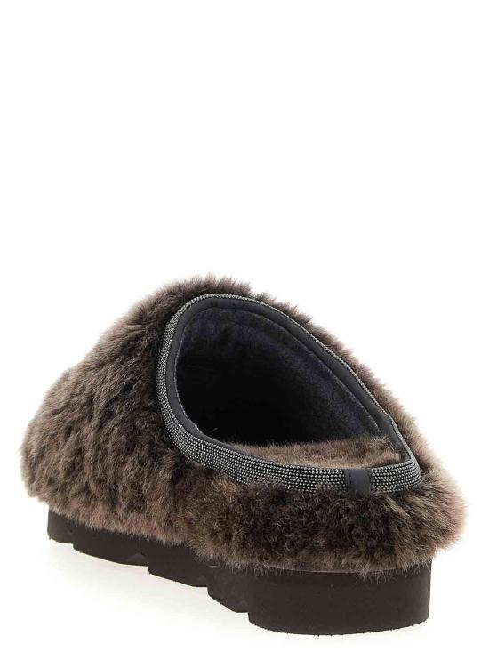  브루넬로 쿠치넬리 뮬/슬리퍼 MZVBG3083C2390 Brown - BRUNELLO CUCINELLI