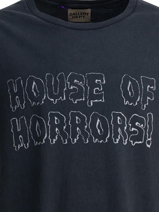 25FW 갤러리 디파트먼트 폴로 티셔츠 HT 10053 VINTAGE BLACK GREY - GALLERY DEPT