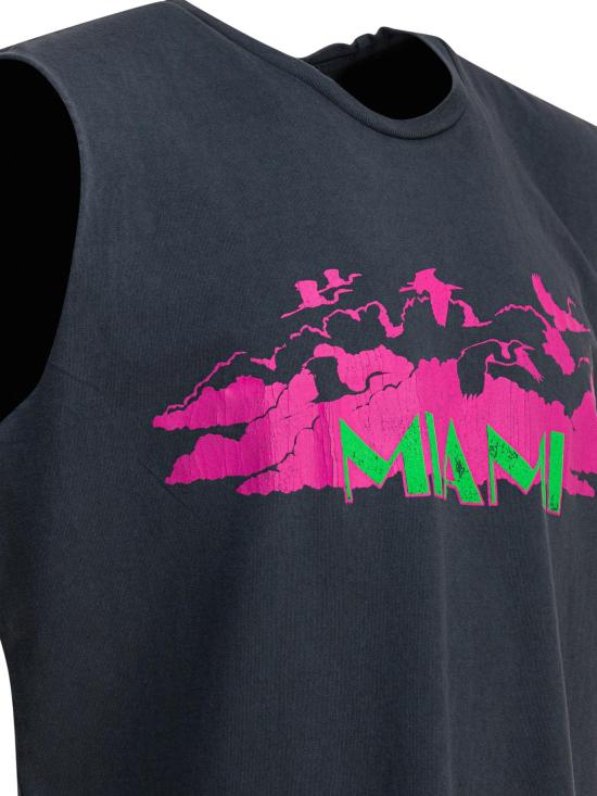 25FW 갤러리 디파트먼트 민소매 티셔츠 CST 10248 OCEAN WASH BLACK GREY - GALLERY DEPT