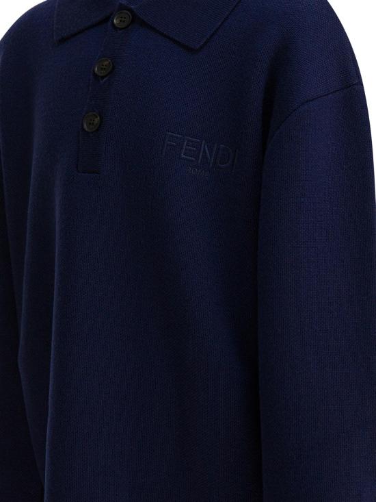 25FW [키즈] 펜디 니트/스웻셔츠 JMG128 AUKUF1I11 BLUE - FENDI