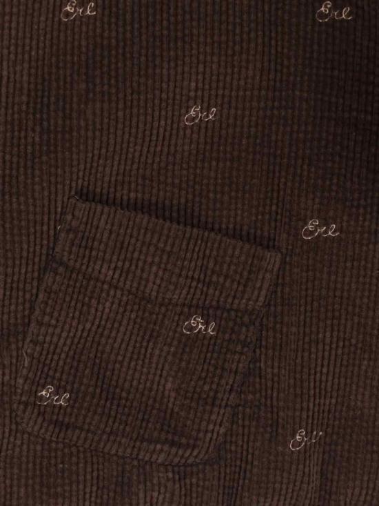 25FW 이알엘 긴팔 셔츠 ERL11B0101 Brown - ERL