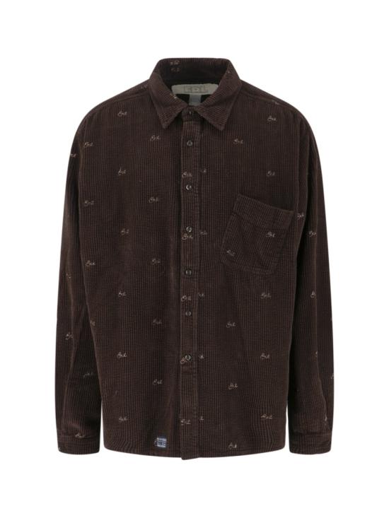 25FW 이알엘 긴팔 셔츠 ERL11B0101 Brown