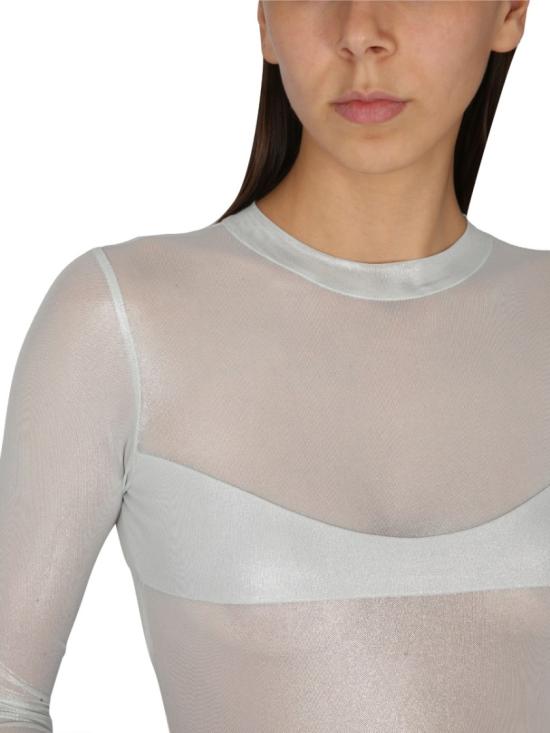  낫애프터텐 바디수트 티셔츠 NATBO001 ARGENTO White - NOT AFTER TEN