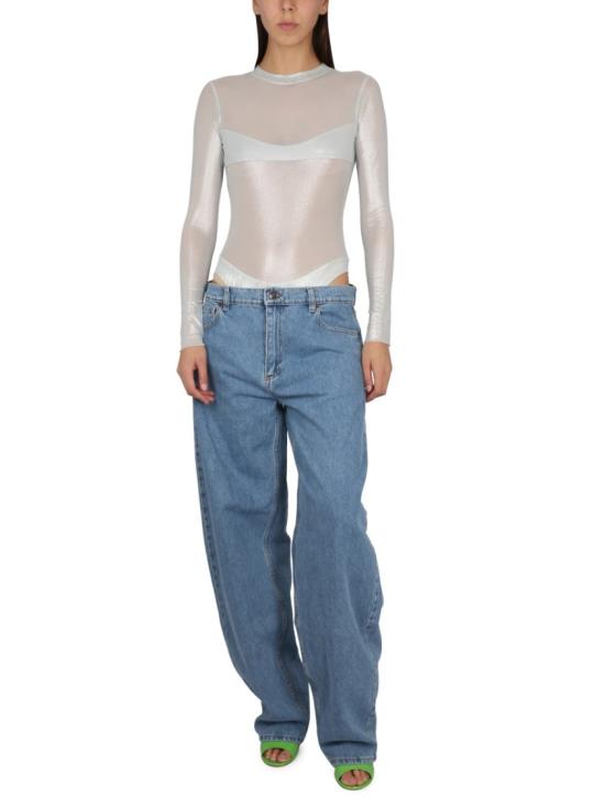  낫애프터텐 바디수트 티셔츠 NATBO001 ARGENTO White - NOT AFTER TEN