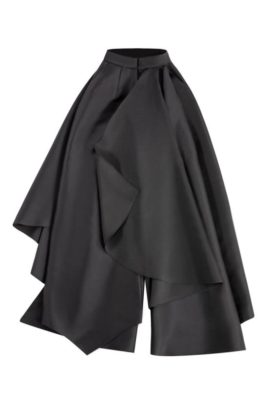  사이드 코베이시 팔라초 팬츠 미카도 비대칭