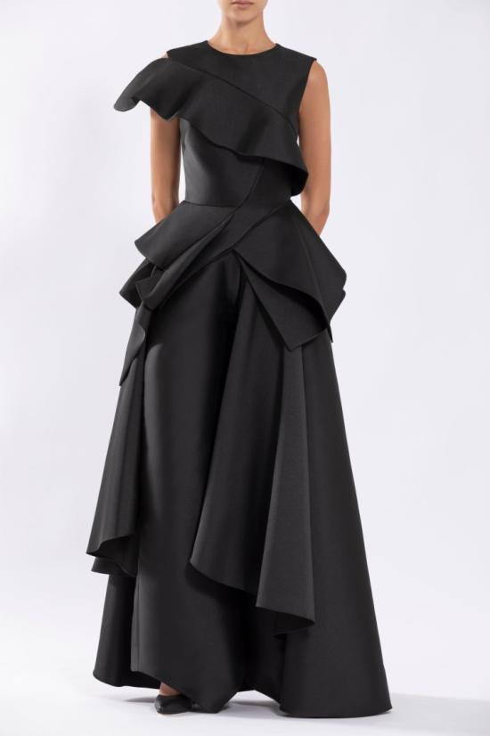  사이드 코베이시 팔라초 팬츠 미카도 비대칭 - SAIID KOBEISY