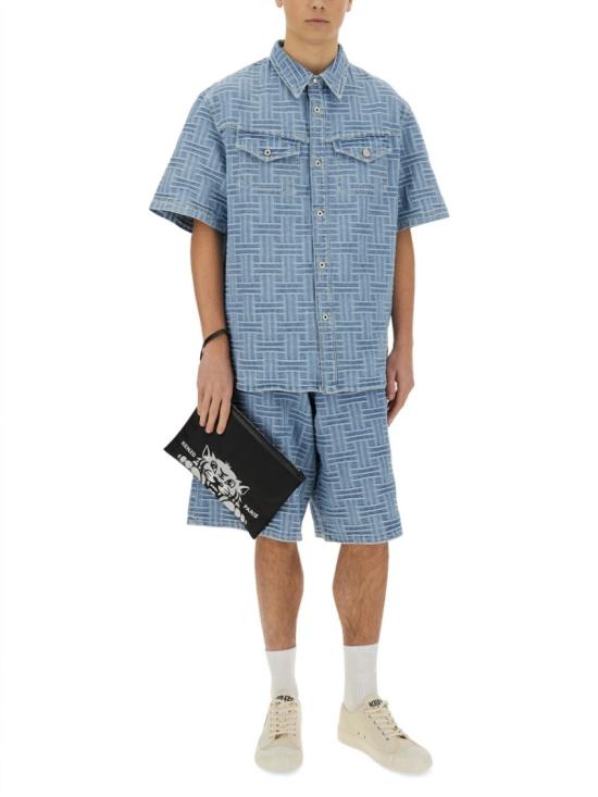 25SS 겐조 데님 자켓 FF55DC1026J4 DB Blue - KENZO