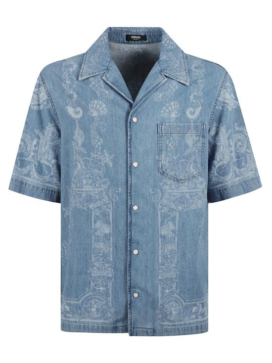 25FW 베르사체 데님 셔츠 10200731A145261D520 Blue