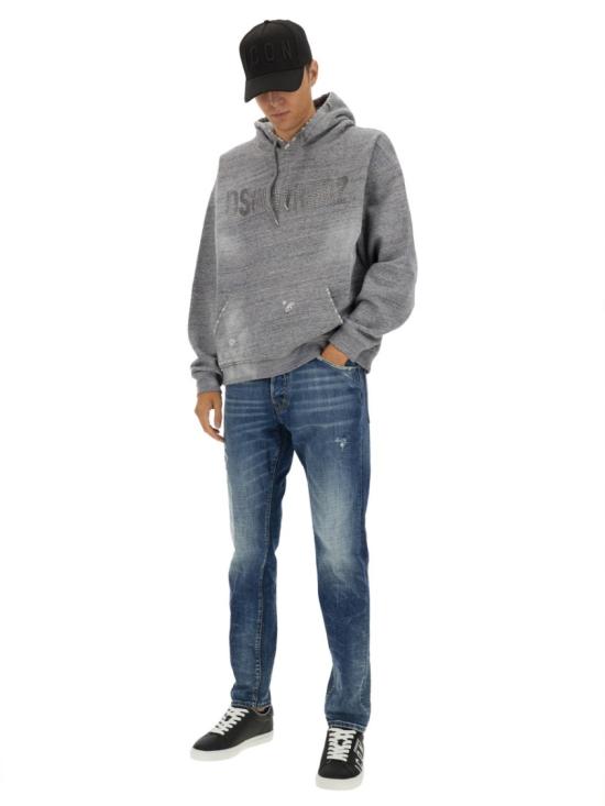  디스퀘어드2 후드 티셔츠 S71GU0696 S25477860M Grey - DSQUARED2