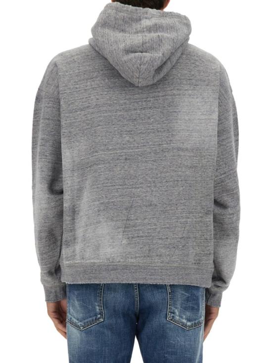 디스퀘어드2 후드 티셔츠 S71GU0696 S25477860M Grey - DSQUARED2