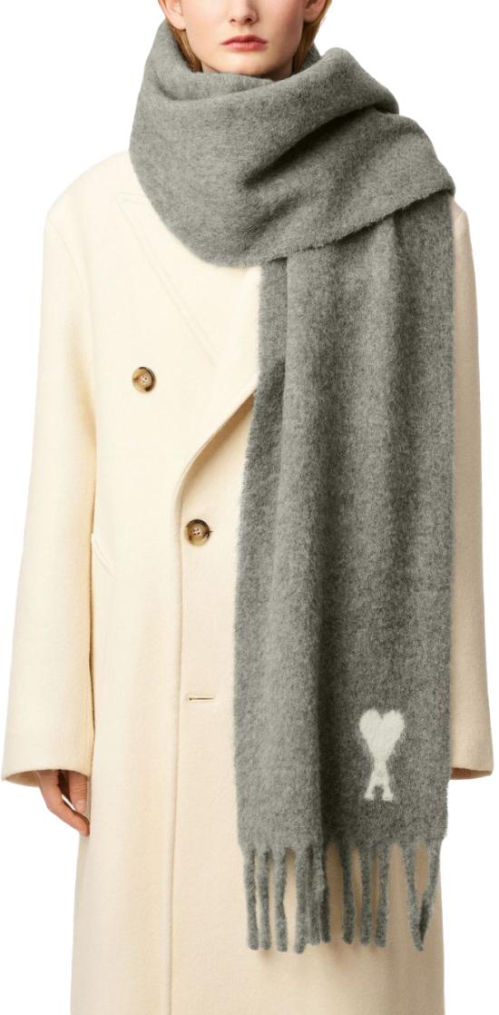 25FW 아미 머플러/스카프 USF673AW0004050 GREY - AMI